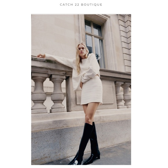 ZARA Quilted Sweater SZ S - Picture 3 of 4